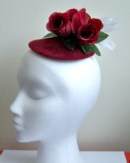 Red Rose Fascinator